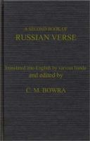 A_second_book_of_Russian_verse